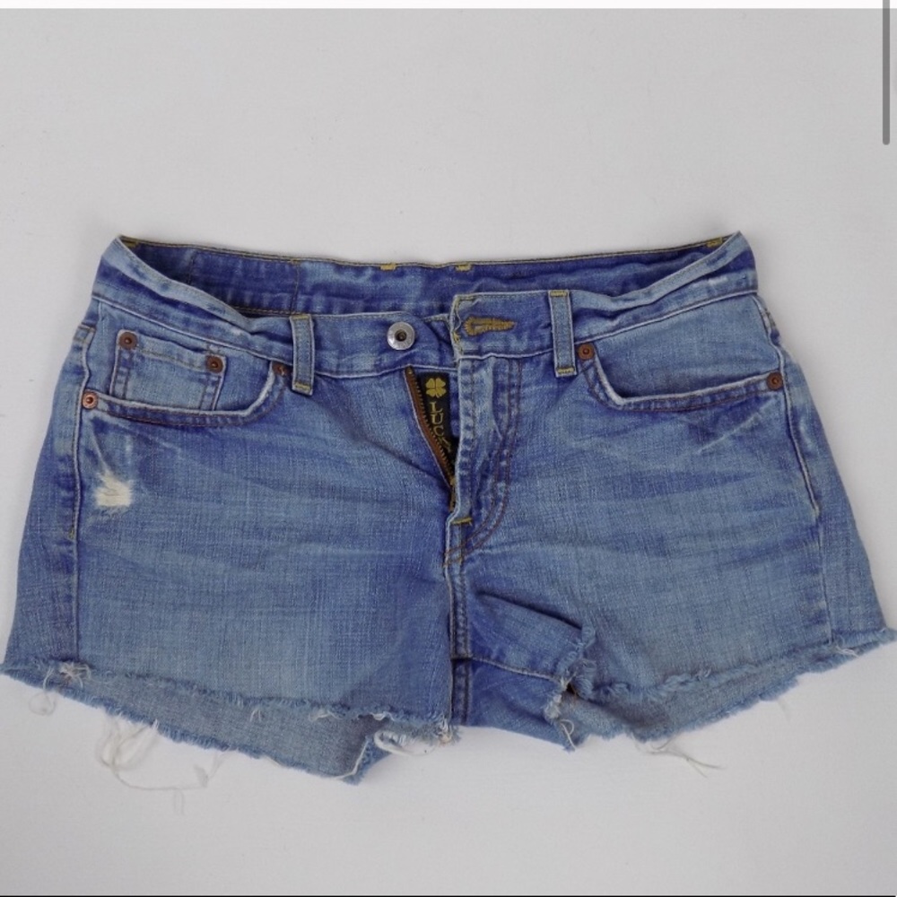 denim cutoff shorts